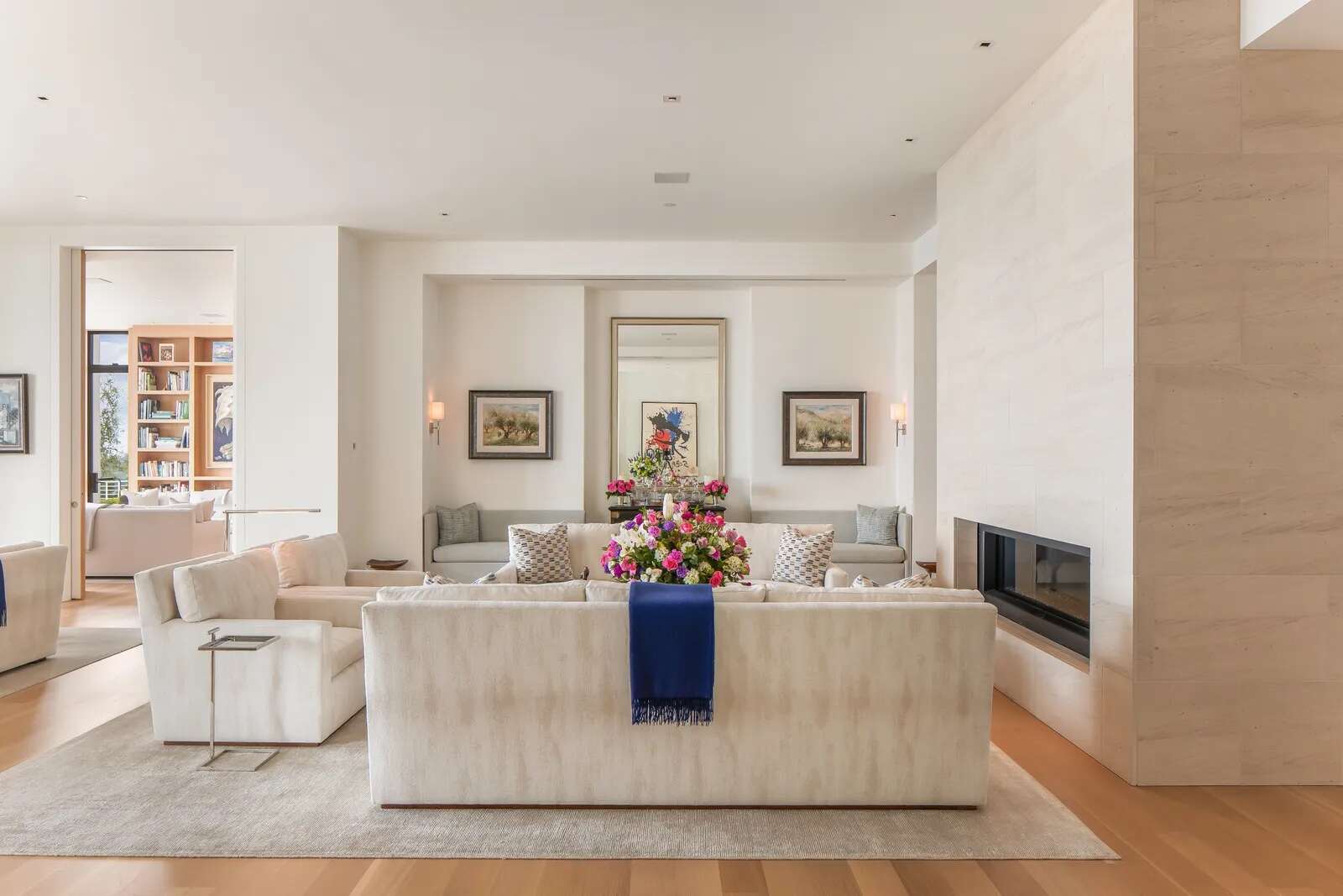 Salón de la casa de Cary Grant