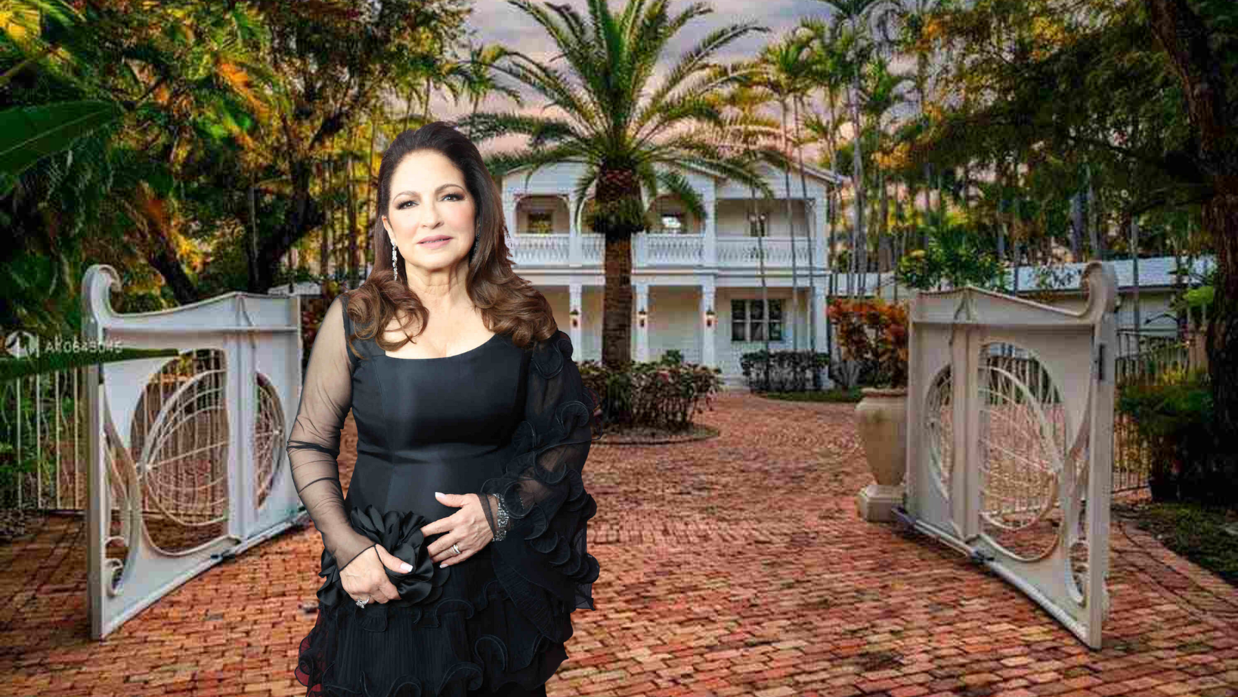 Gloria Estefan y su mansión