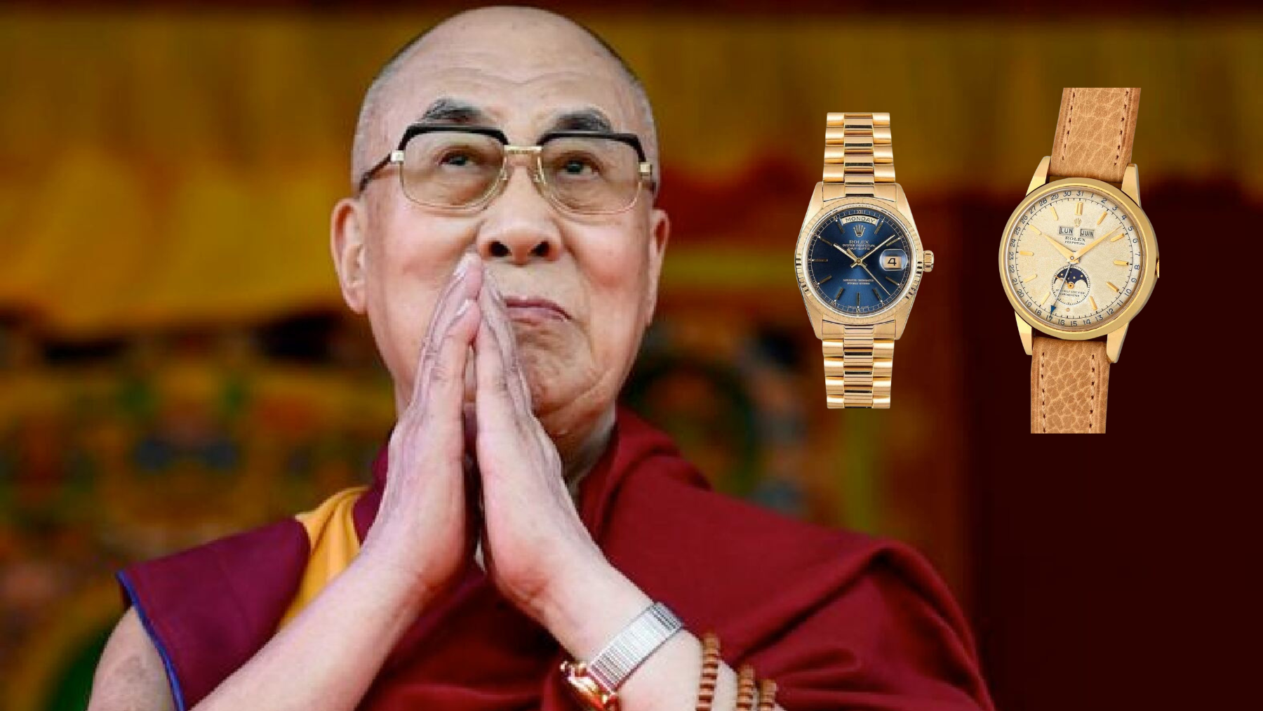 Dalái Lama con Rolex
