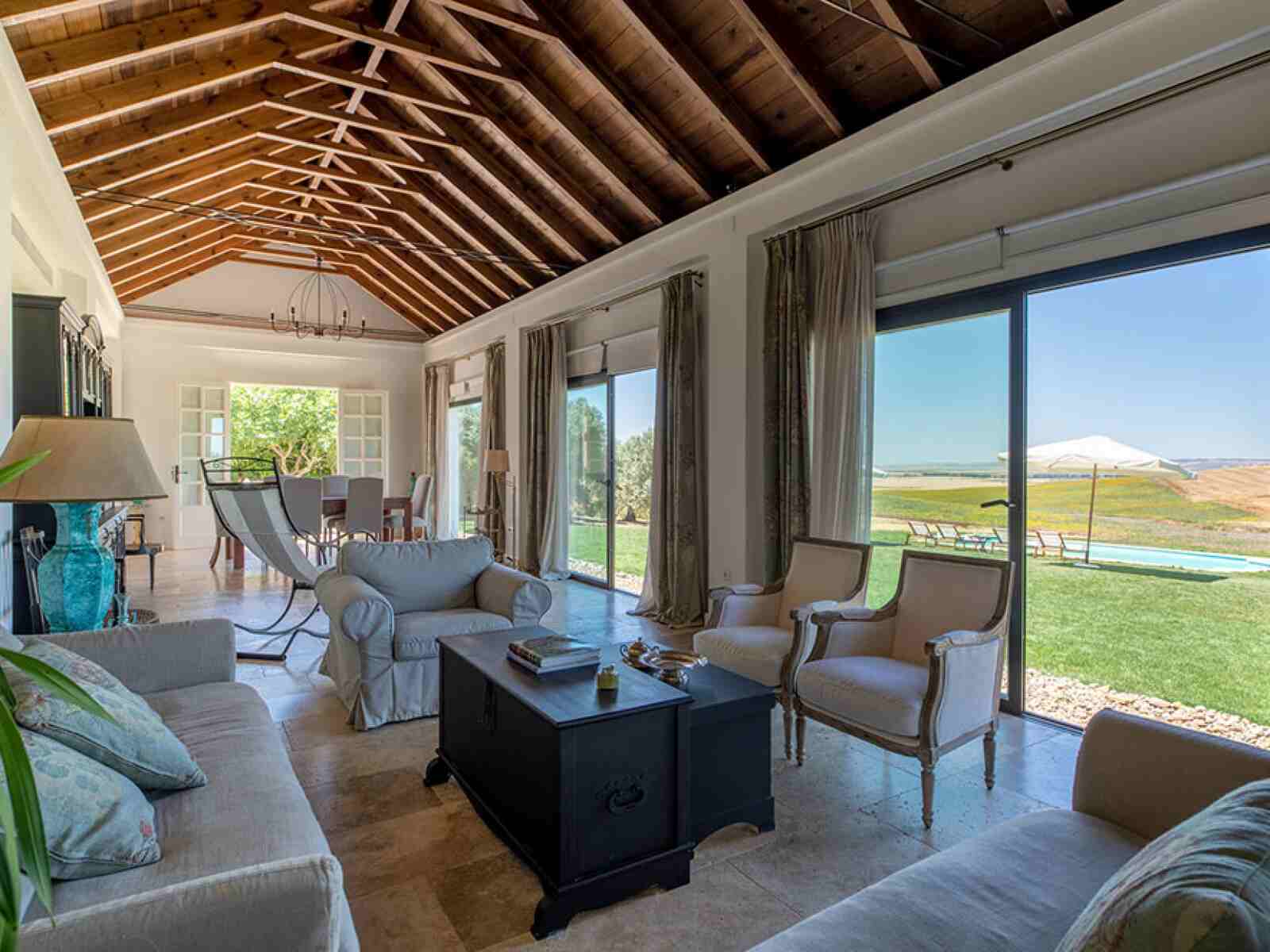 Interior de la finca