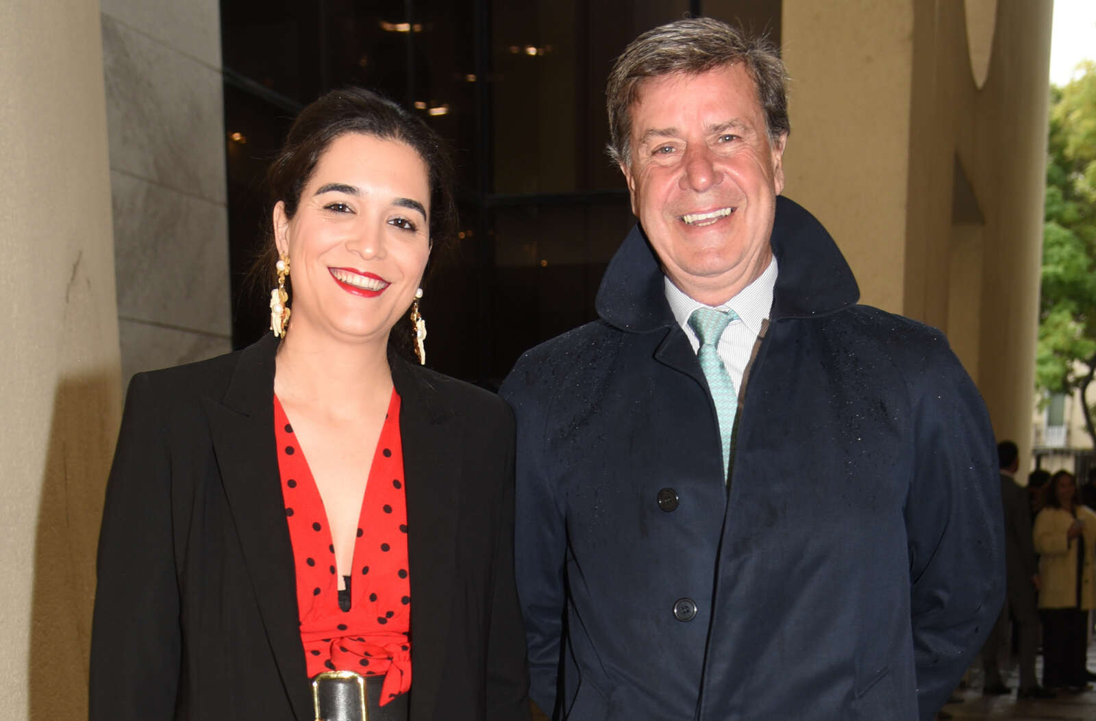 Cayetano y Bárbara Mirján sonriendo