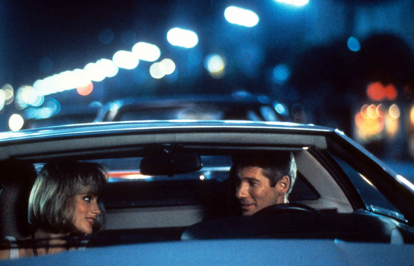 Julia Roberts y Richard Gere en su coche