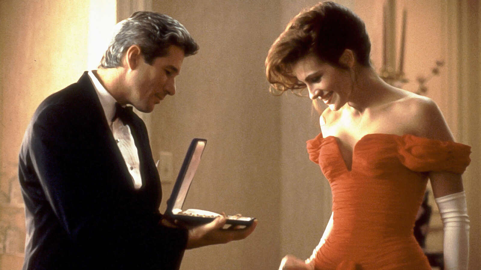 Escena de la cada de la joya de Pretty Woman