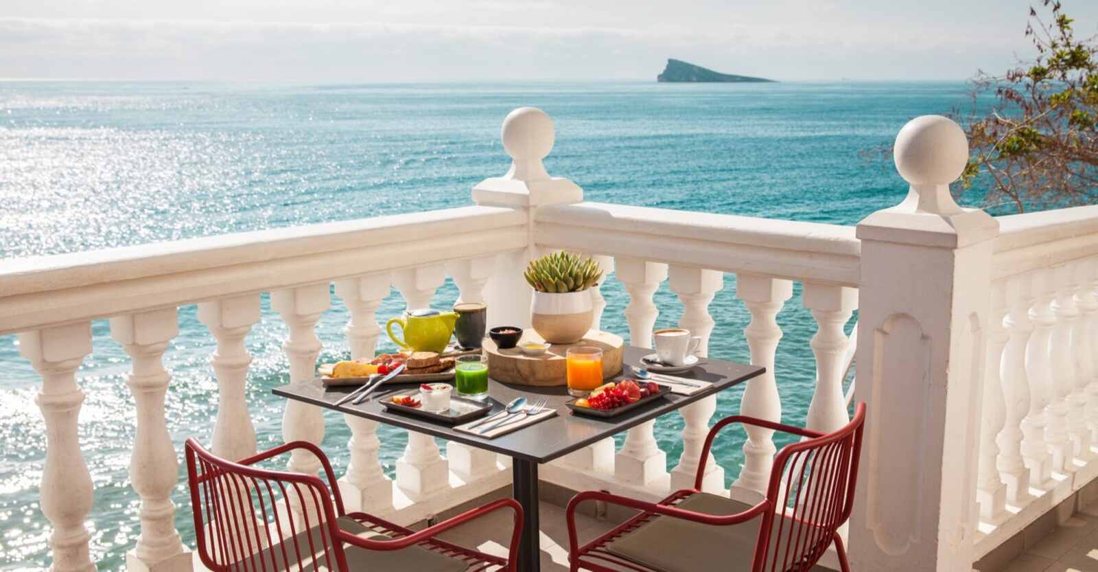 Terraza del restaurante D-Vora