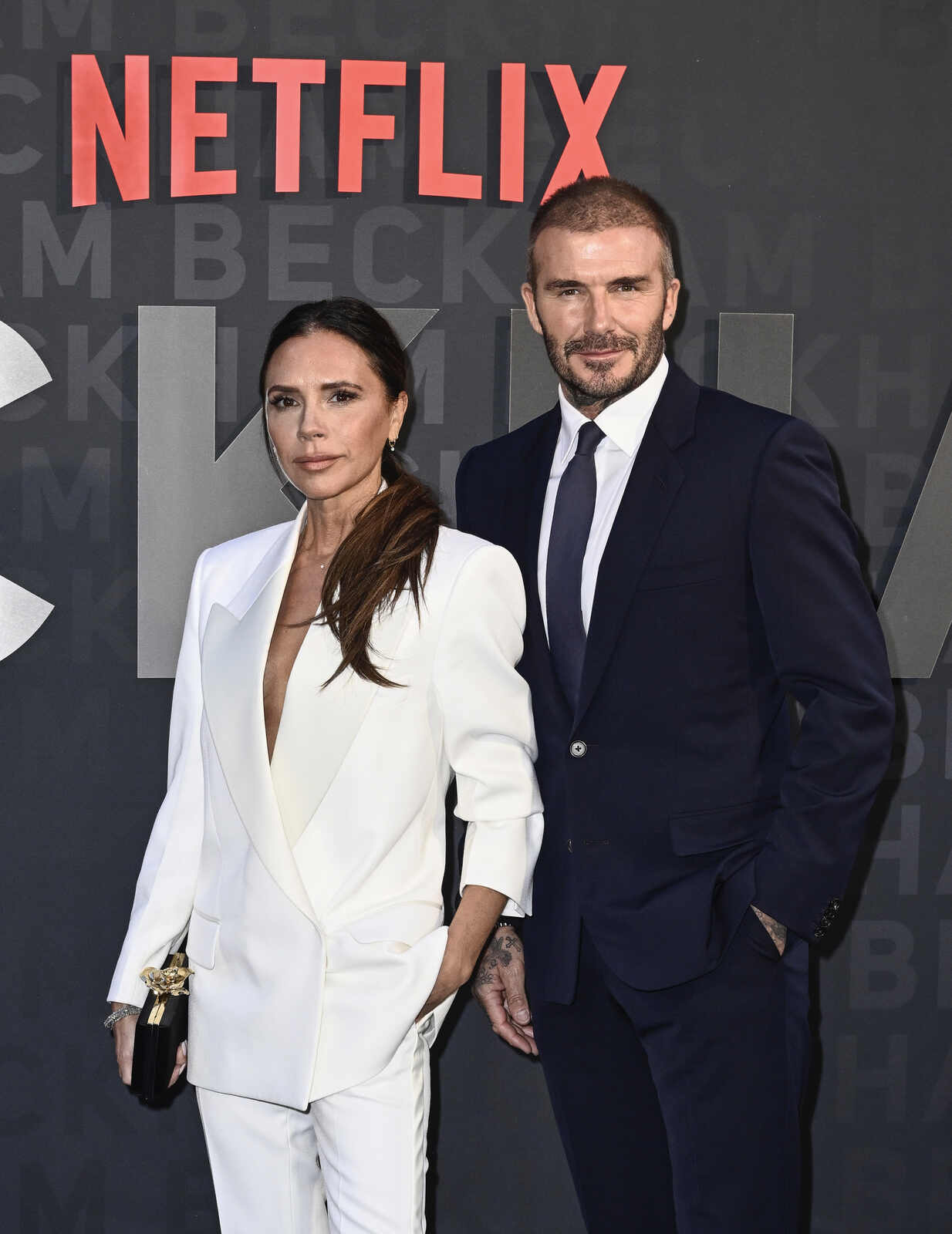 La pareja en un photocall de Netflix