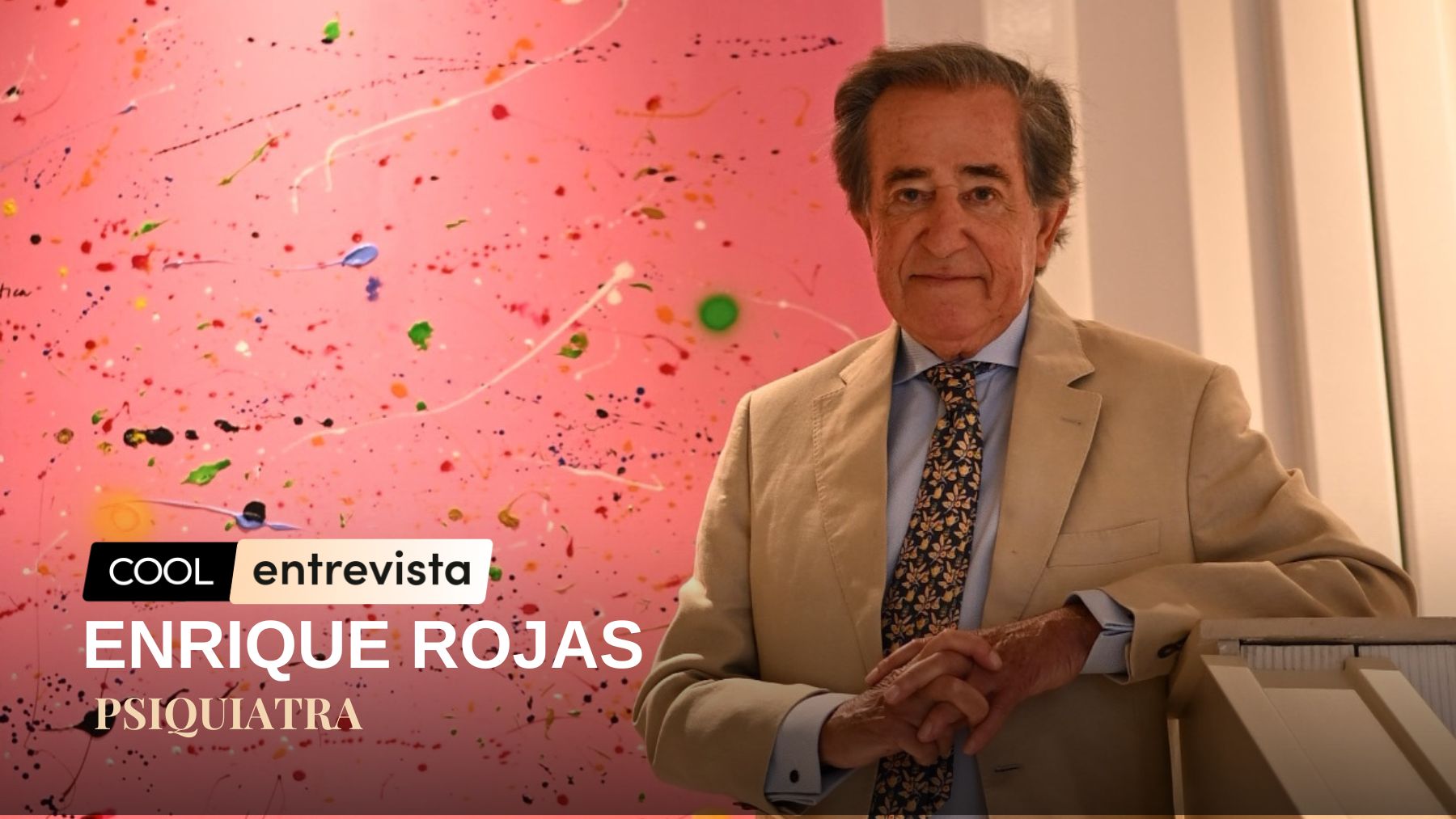Enrique Rojas, psiquiatra: «Pinto como terapia en lugar de tomar ansiolíticos»