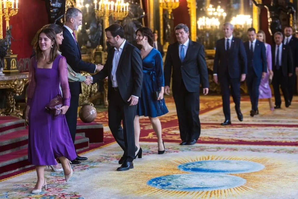 besamanos, reina letiizia, princesa leonor, 12 de octubre