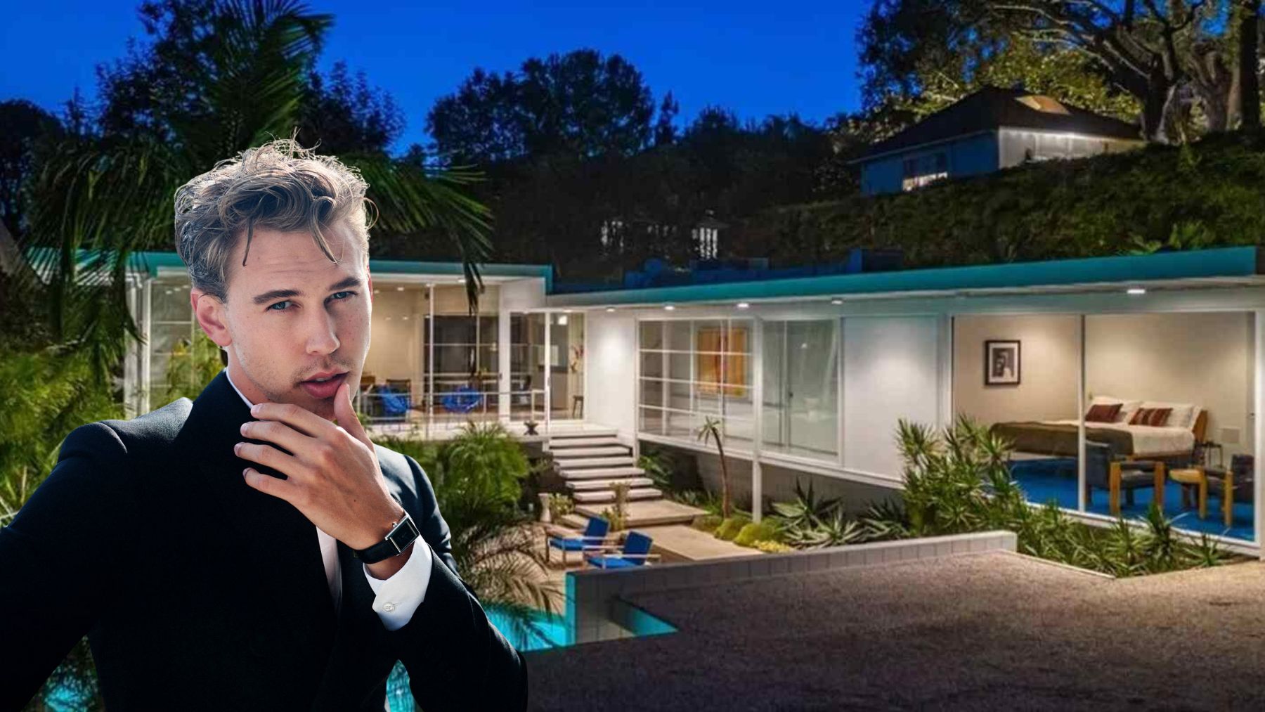 Austin Butler en su casa