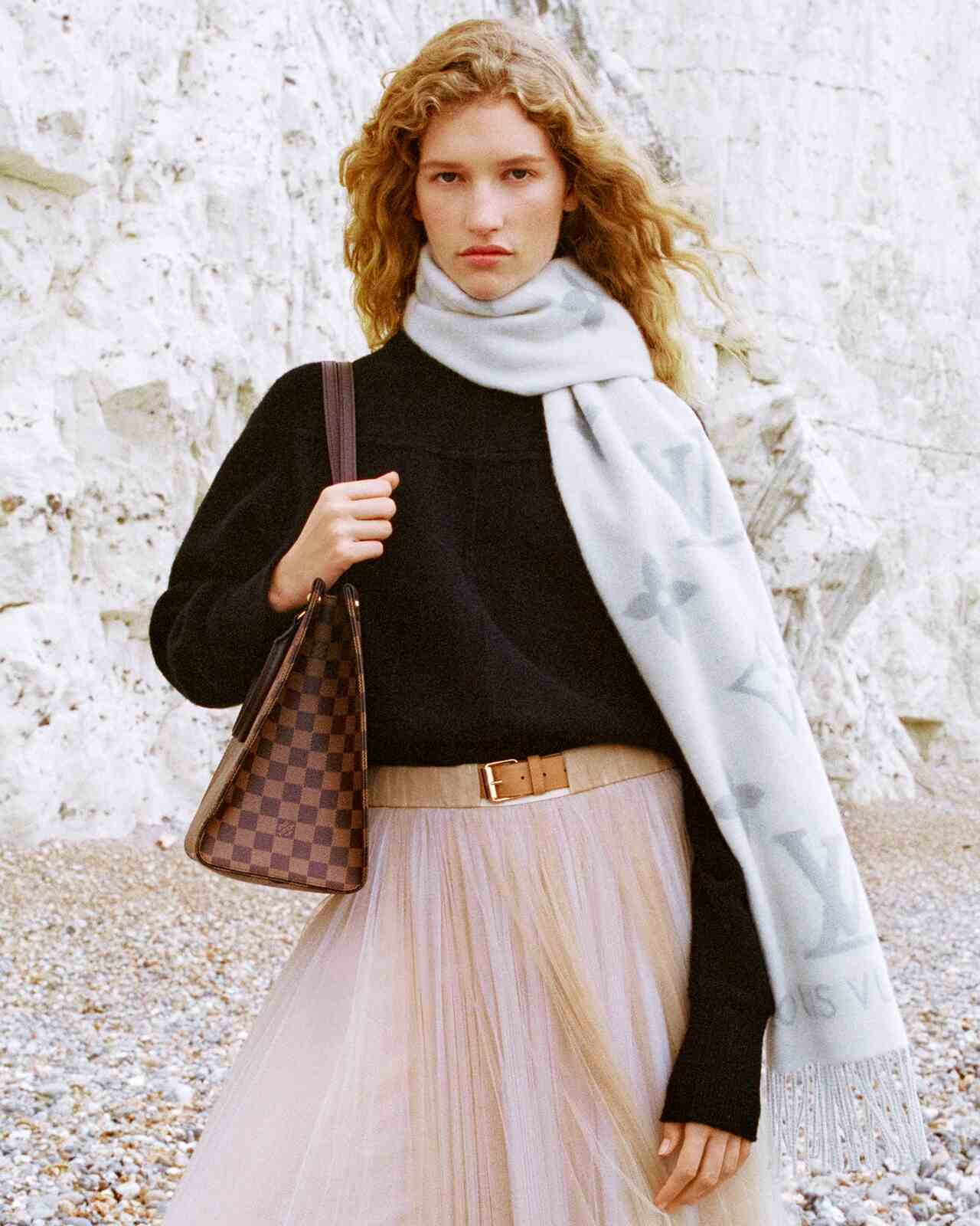 una de las bufandas de Louis Vuitton