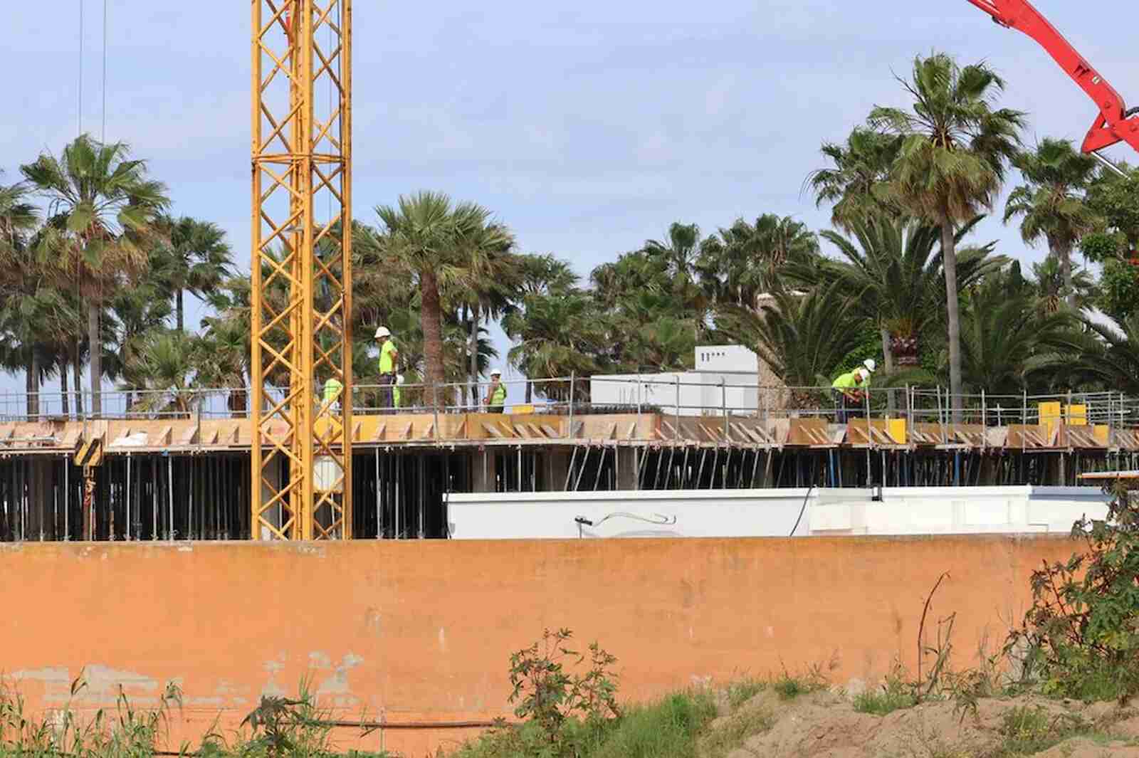 Obra de la nueva mansión de Antonio Banderas