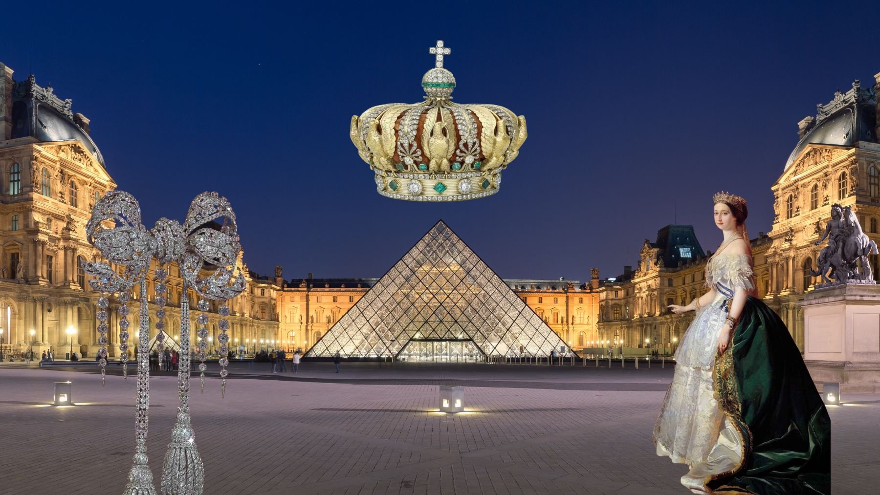 Louvre con joyas