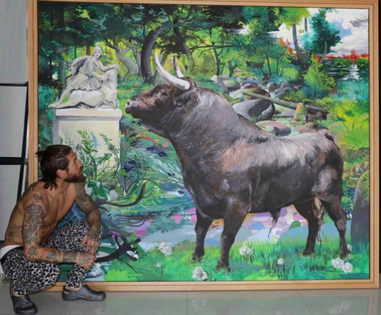 futbolista obra de arte