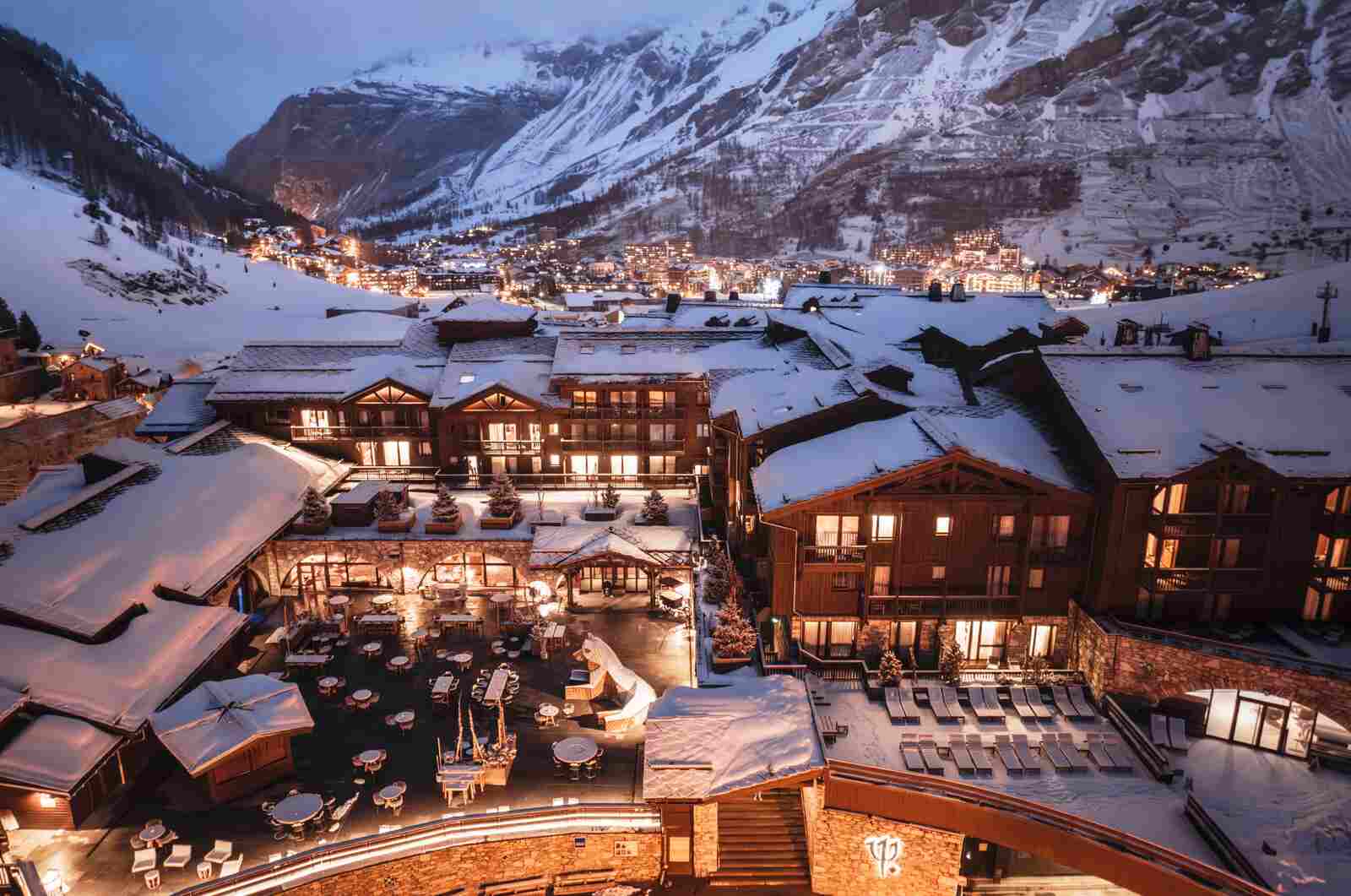 Hotel en los Alpes