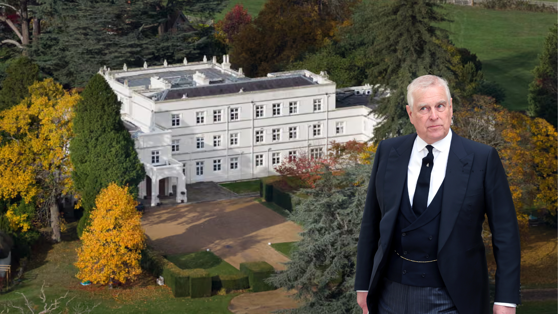 Esta es la casa de 35 millones que el Príncipe Andrés se niega a abandonar tras perder privilegios reales