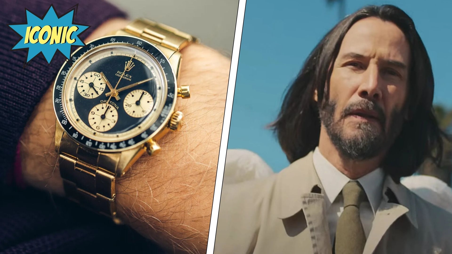 El Rolex Daytona de 80.000 €, gran protagonista de la nueva película de Keanu Reeves