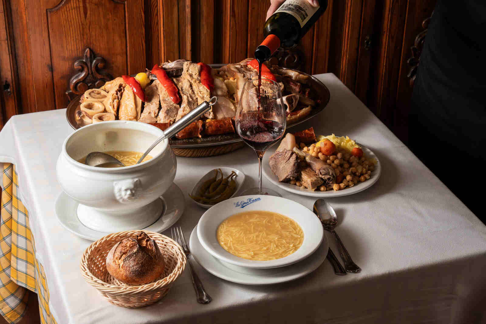 Cocido madrileño de La Gran Tasca