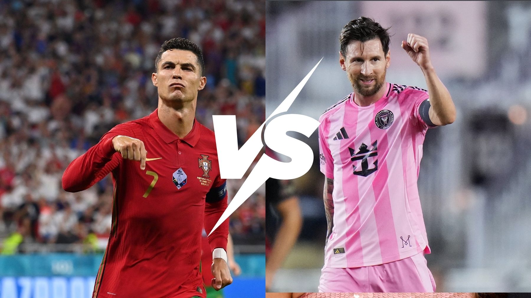 Messi y cristiano juntos