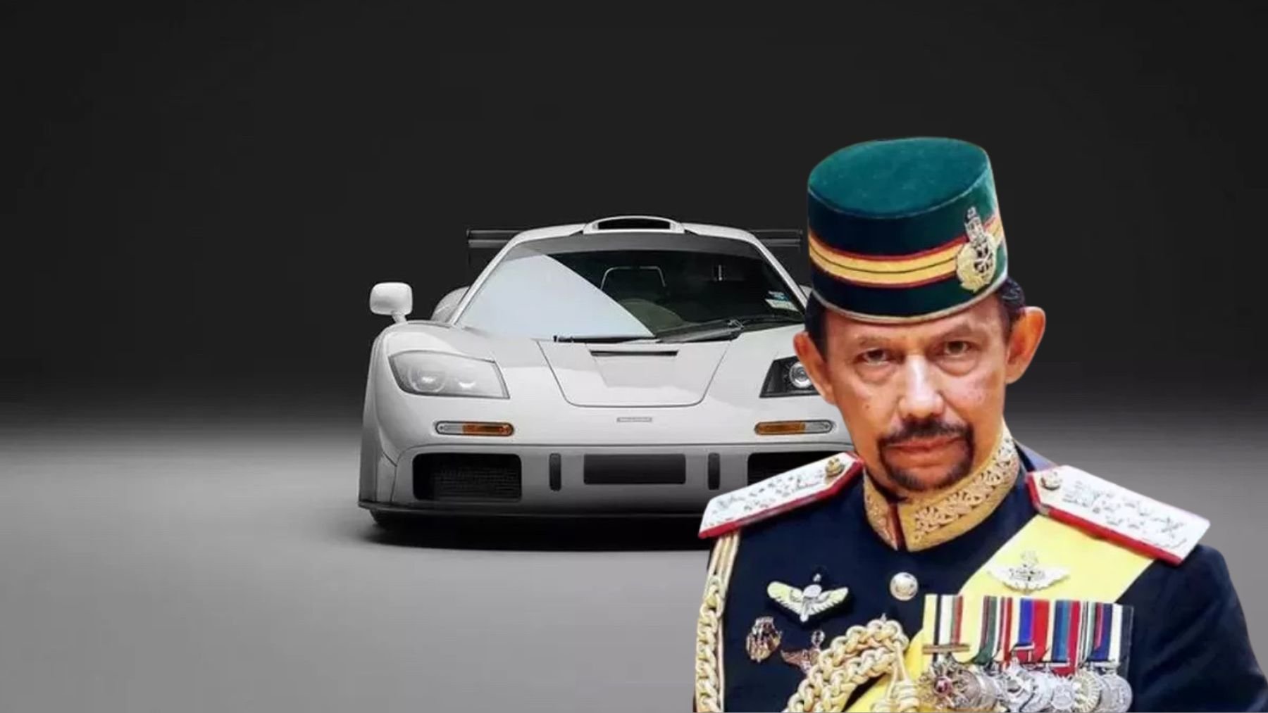 El sultán de Brunei con el McLaren