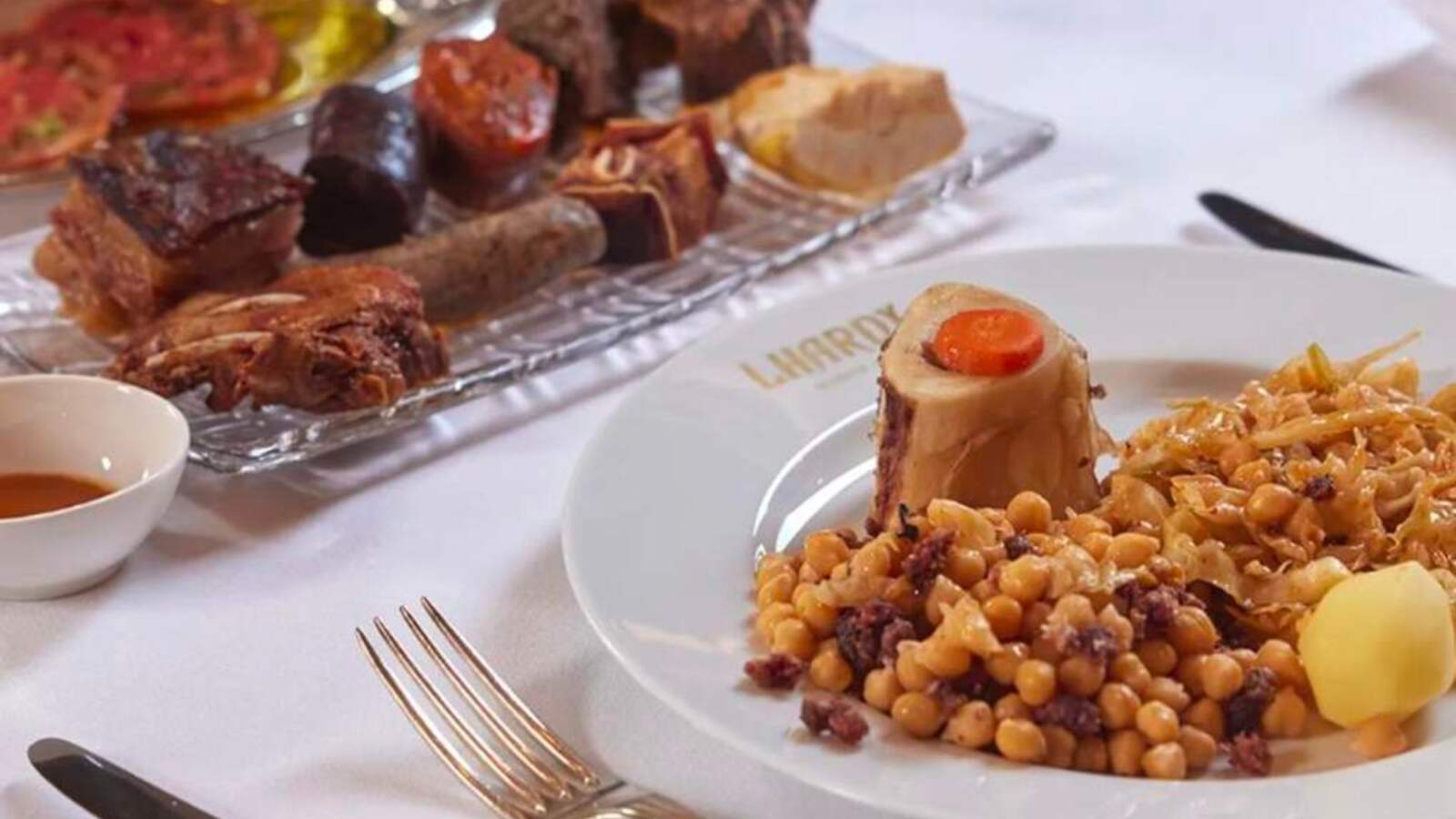 Cocido madrileño de Casa Llardy