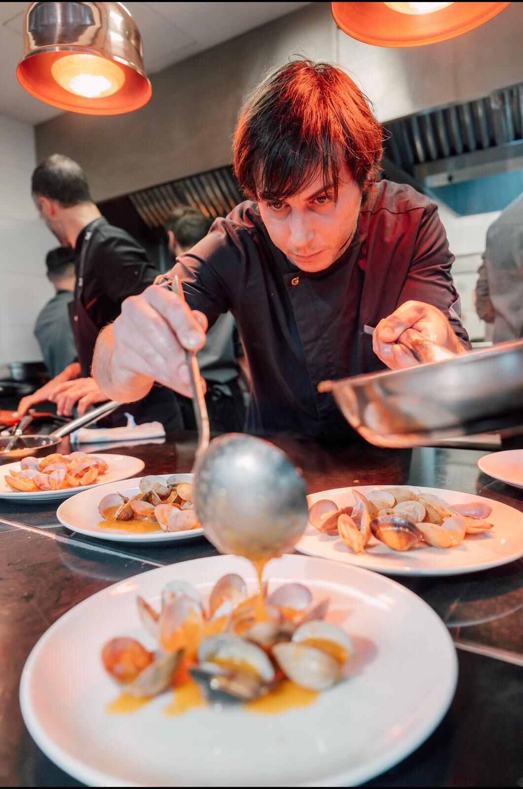 Foto de cocina del Restaurante D'Berto 