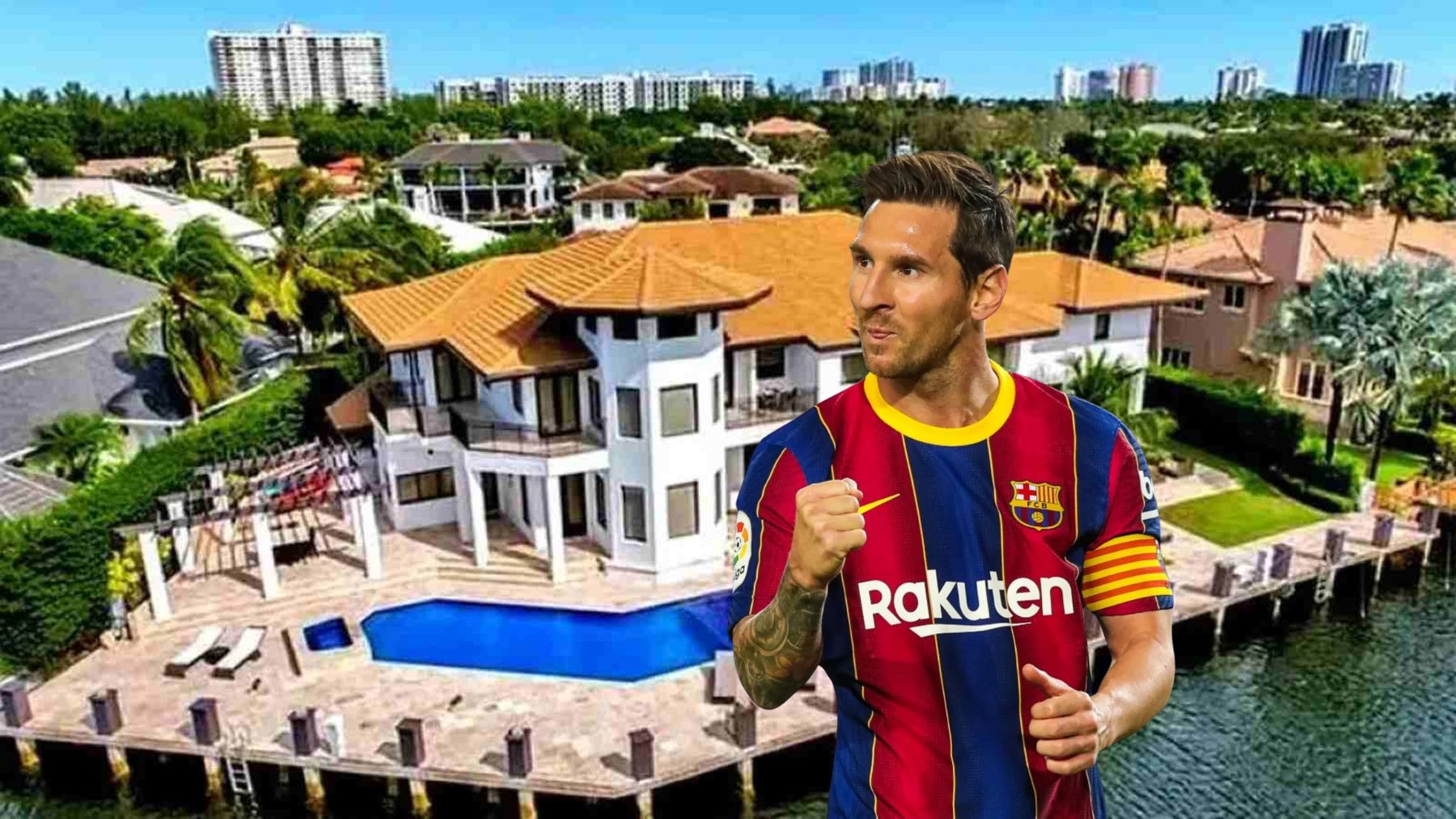 La casa de Messi en Miami de 10 millones que tendrá que vender si vuelve a Barcelona