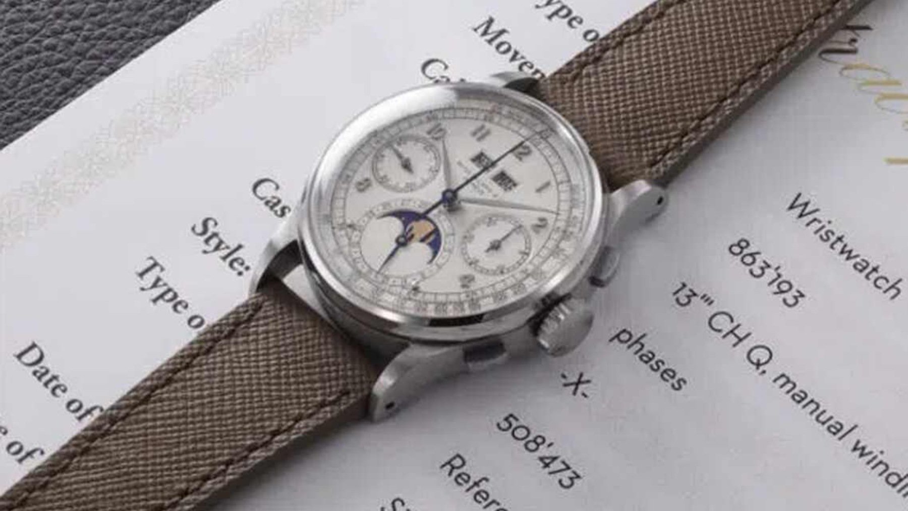 patek philippe subasta reloj más caro