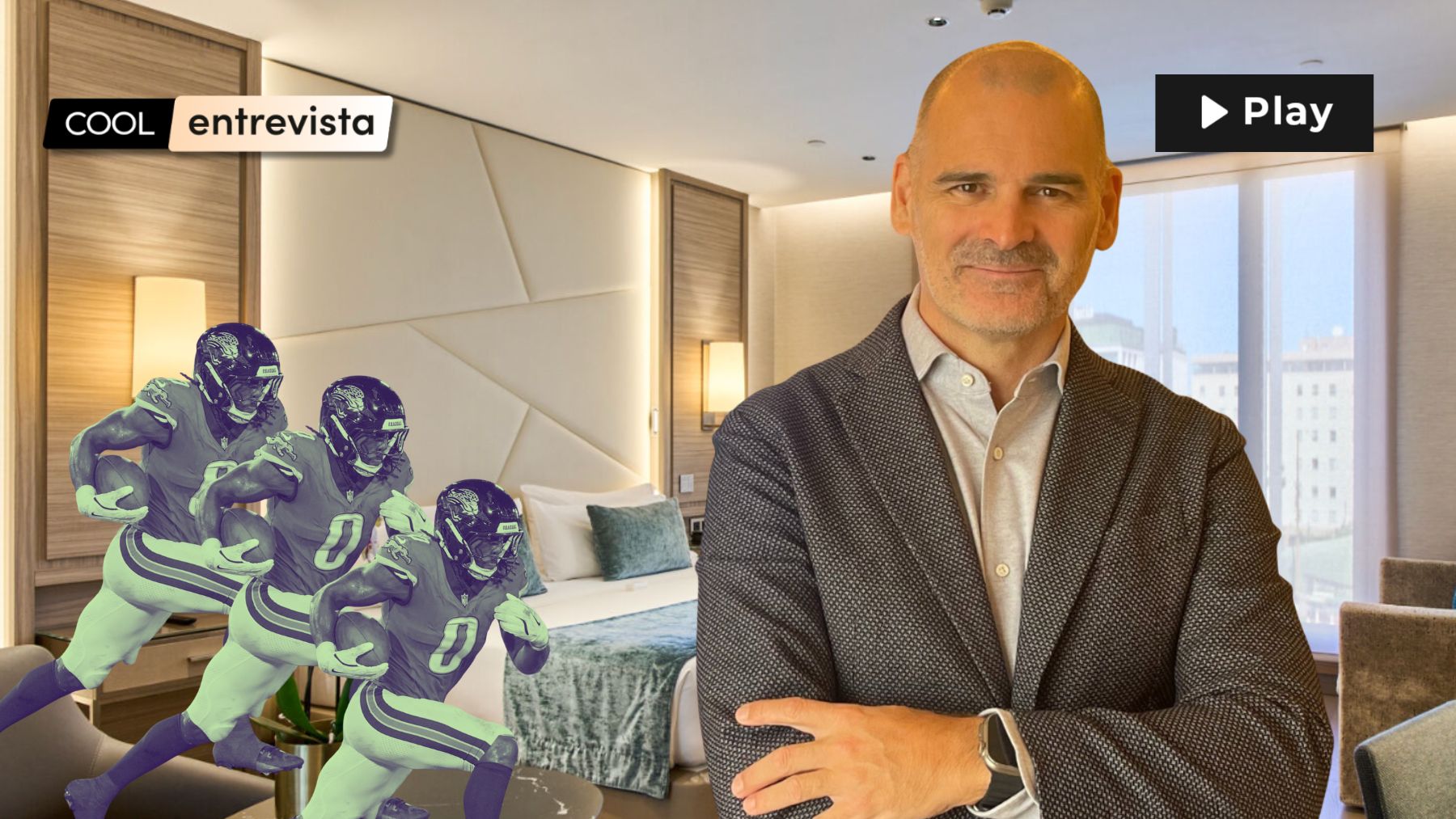 Francisco García de Oro, director del hotel que ofrece suite y pase VIP para ver la NFL por 15.600 €