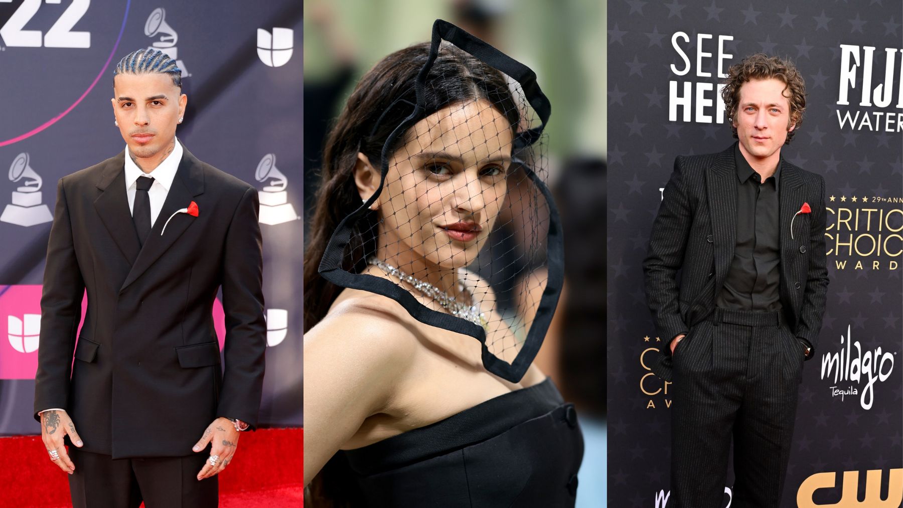 El exclusivo broche de Tiffany que conecta a los ex de Rosalía: Rauw Alejandro y Jeremy Allen White