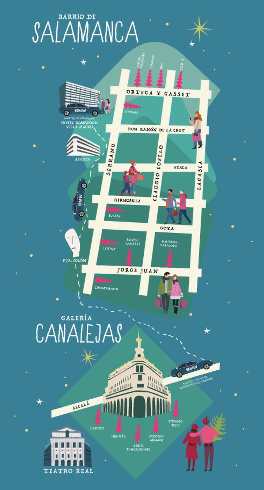 Ruta del árbol de Navidad solidario