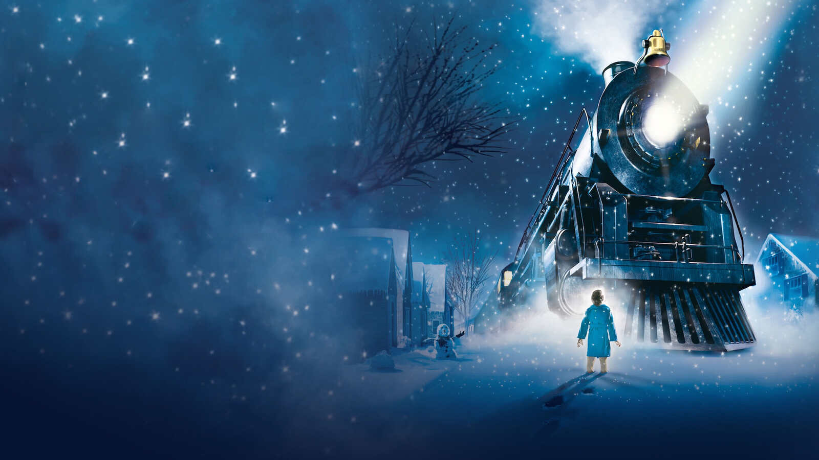 Escena de Polar Express de las películas de Navidad