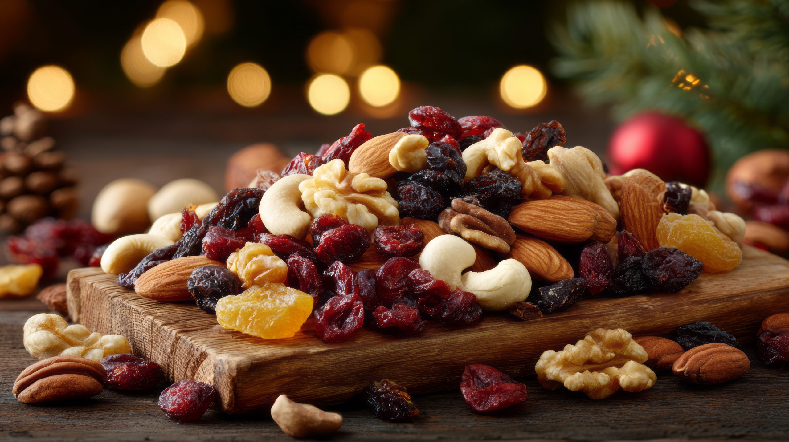 Frutos secos para los excesos de la Navidad