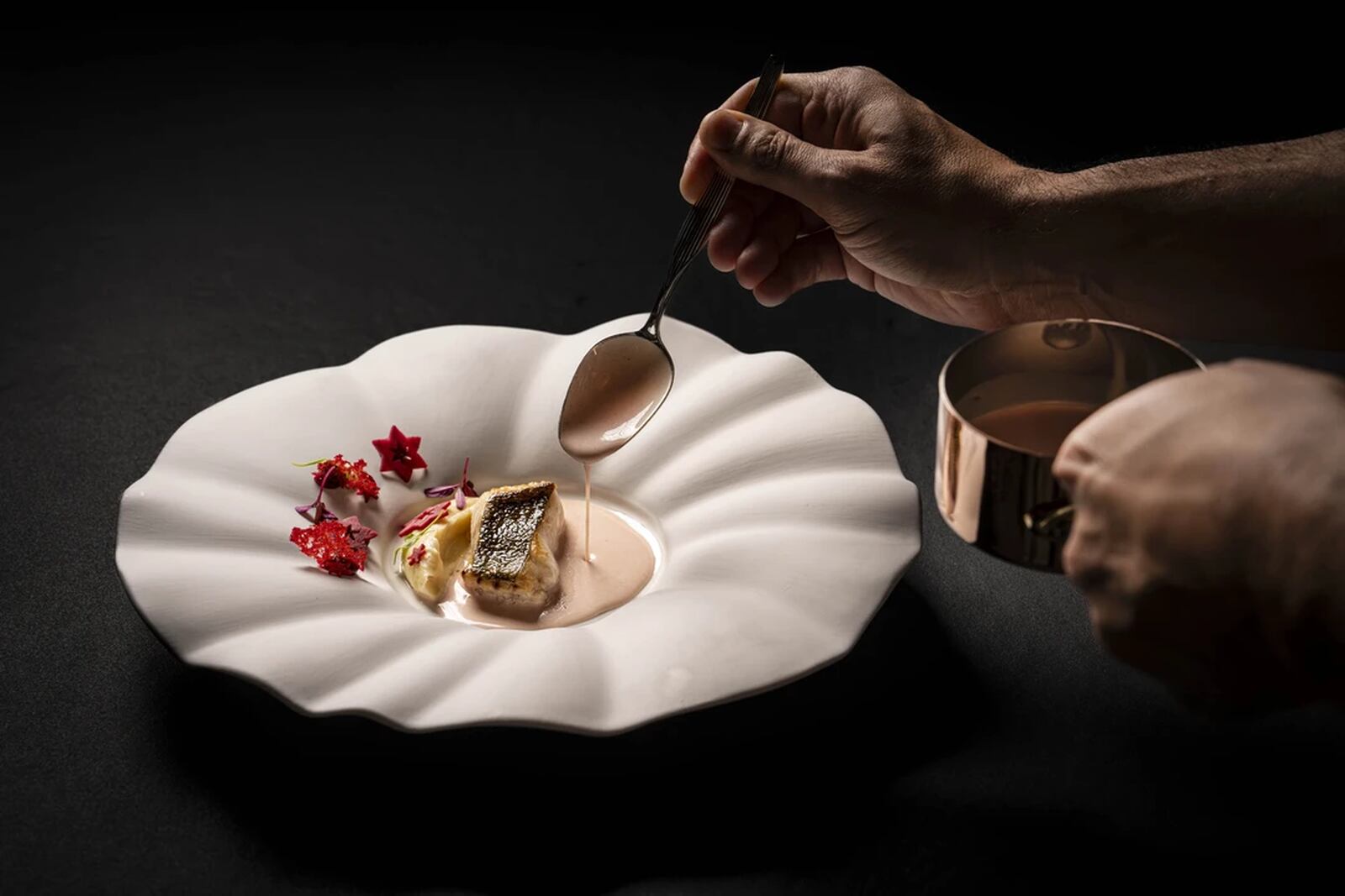 Plato de un restaurante 