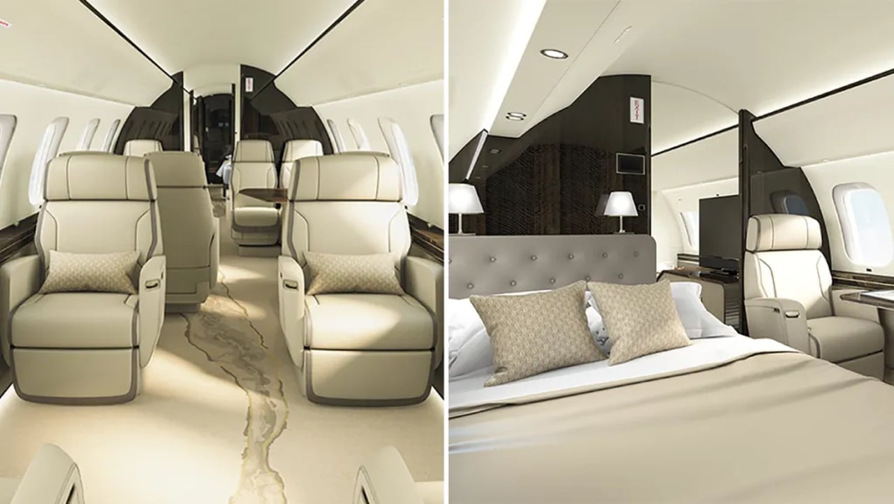 Así es el avión privado más rápido del mundo: 83 millones de euros con cocina, dormitorio…