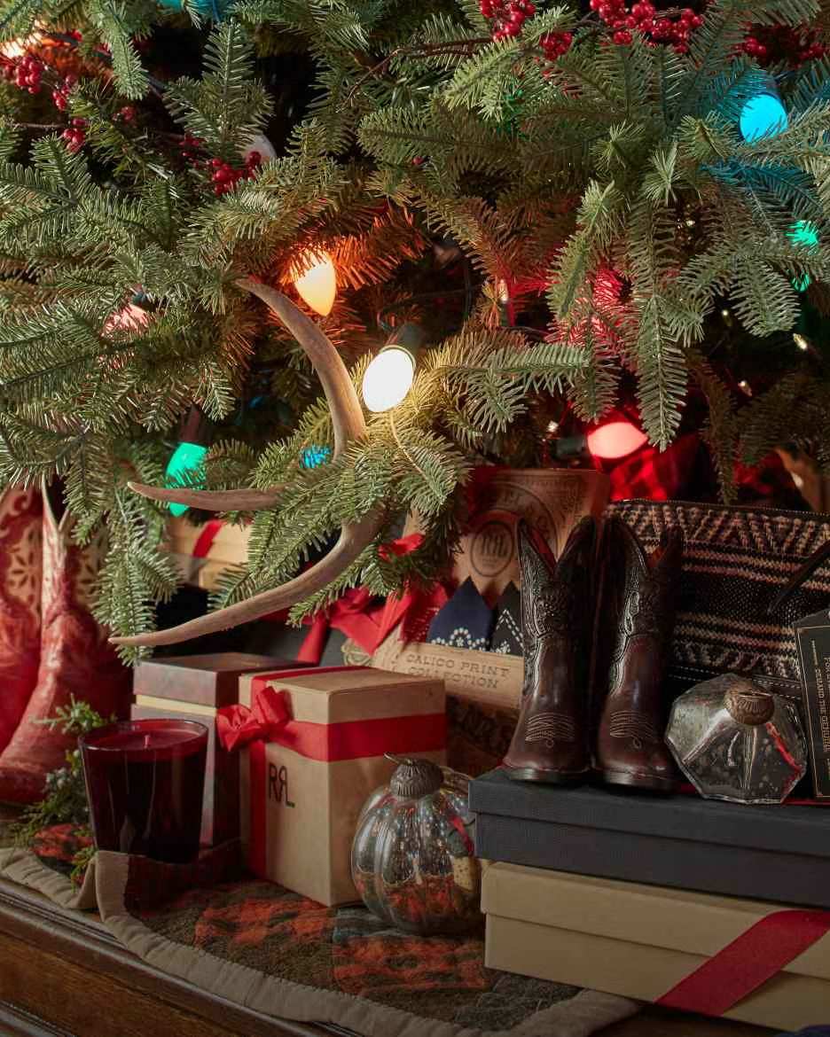 Botas de montar en el árbol de Navidad de Ralph Lauren