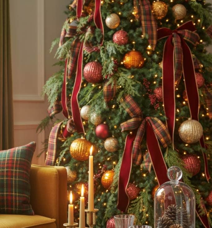 árbol de Navidad inspirado en Ralph Lauren