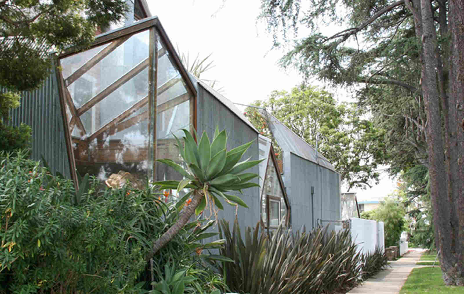 Parte de atrás de la casa