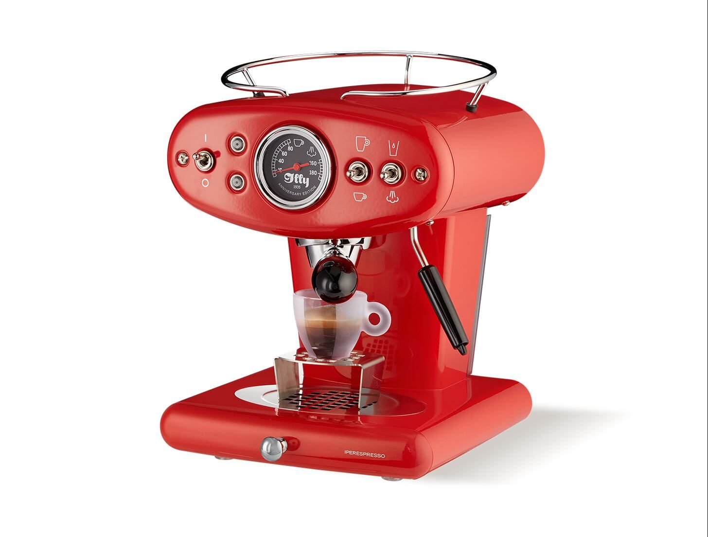 Una de las cafeteras de Illy para regalar