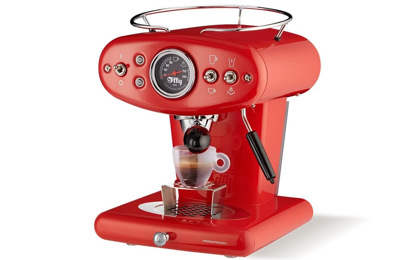 Una de las cafeteras de Illy para regalar