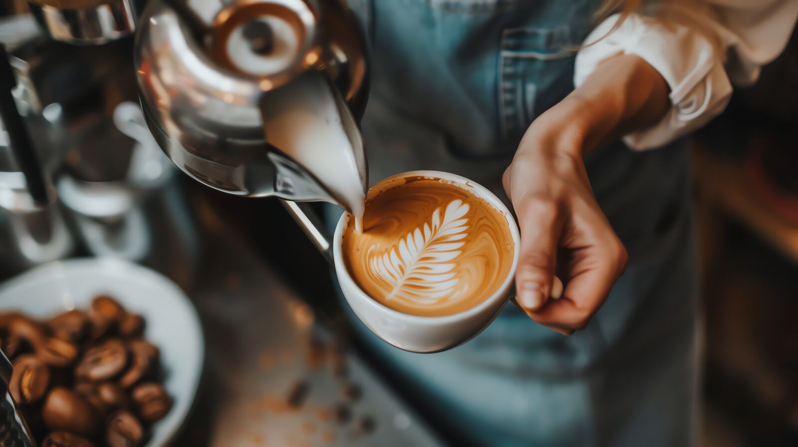 Foto de café de barista
