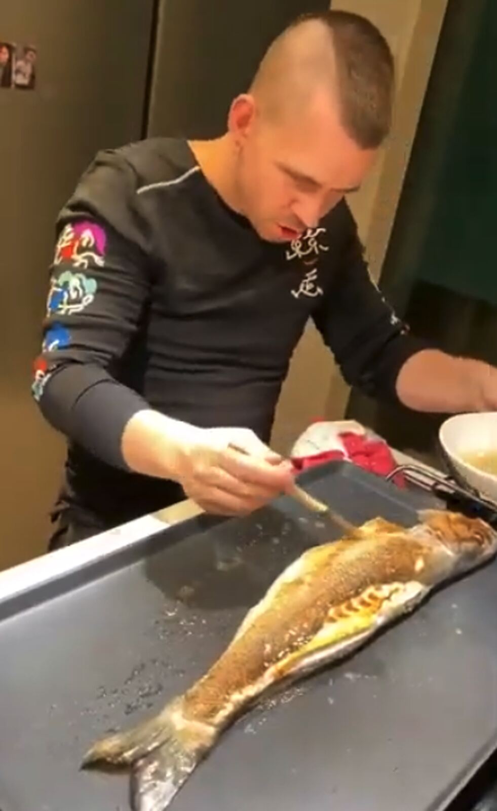 La lubina de Dabiz Muñoz dorada