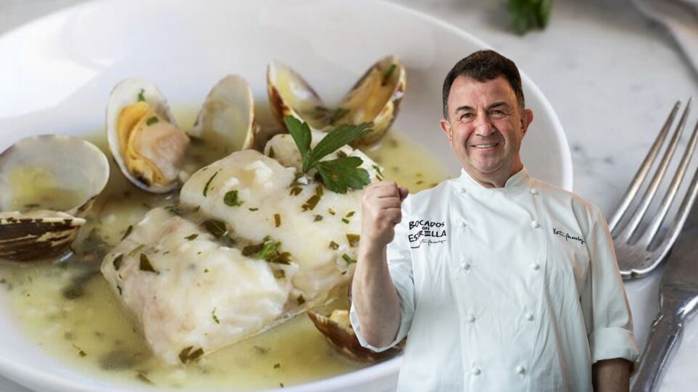 martin berasategui receta merluza con almejas