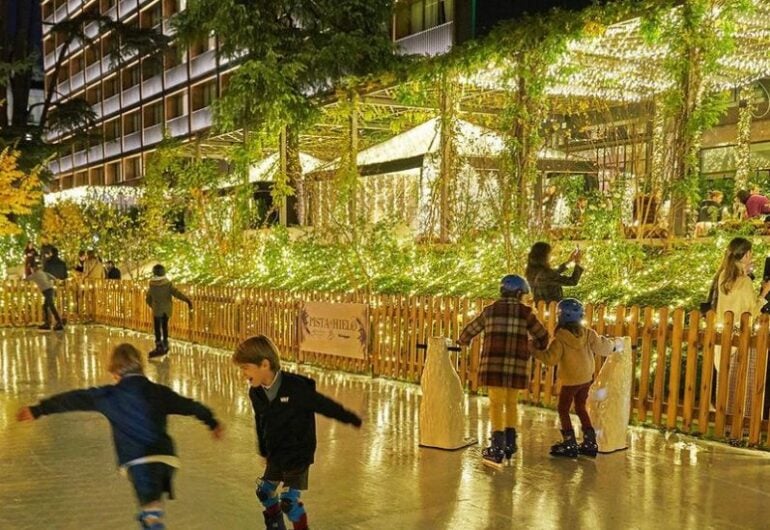 Planes de Navidad en Madrid: desde cenar en un iglú hasta patinar sobre hielo en un hotel cinco estrellas
