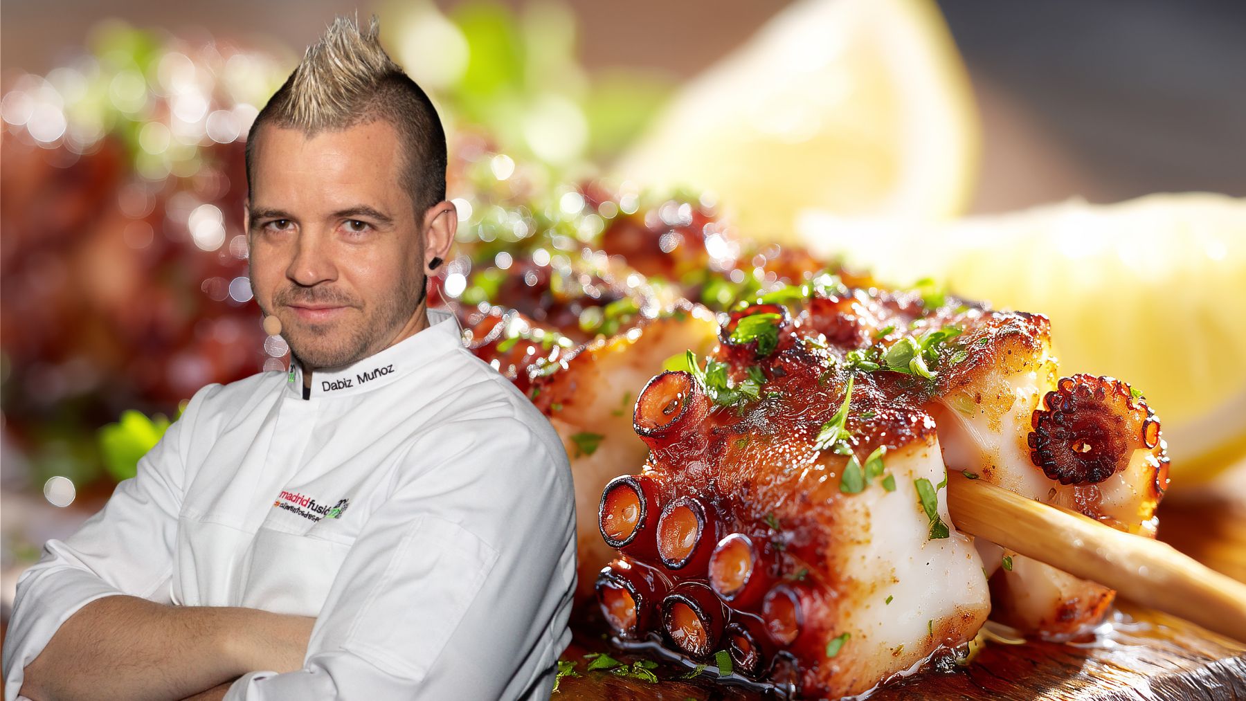 Dabiz Muñoz: Cocinar el pulpo despacio garantiza una textura suave y firme