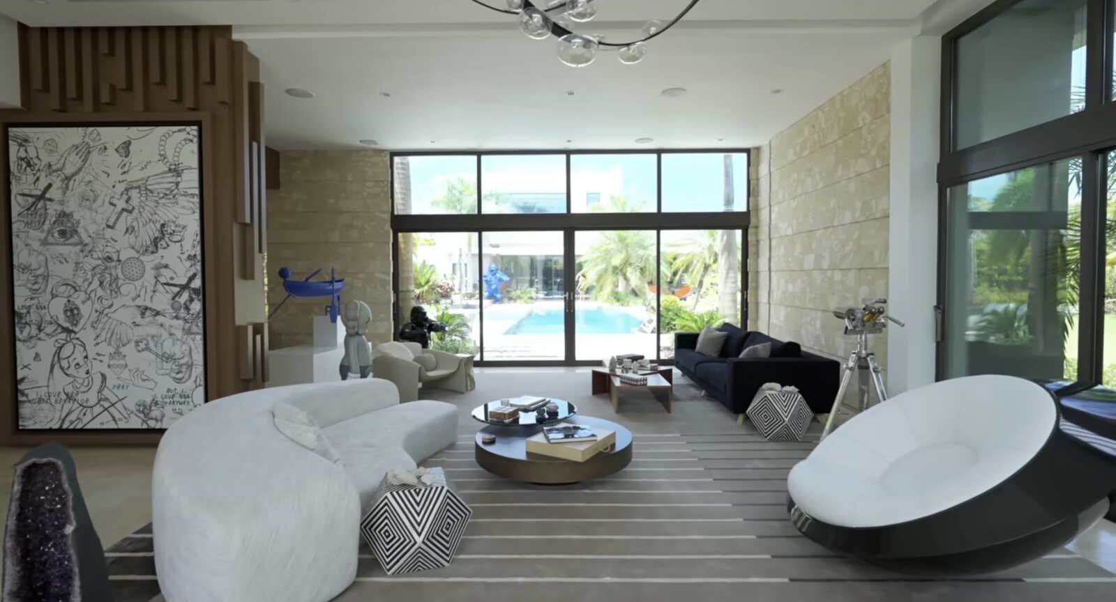 Salón de la mansión de Puerto Rico