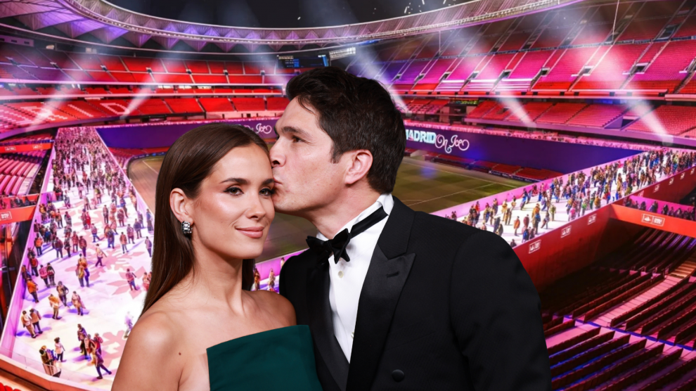 María Pombo y su marido posando