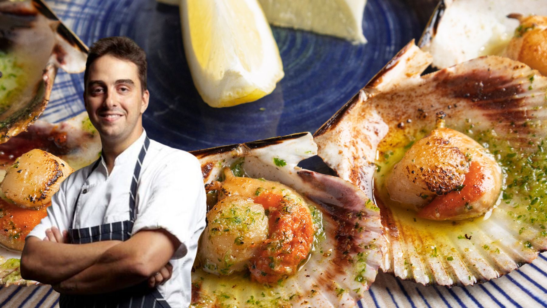 Manuel Berganza, chef Michelin: Añade limón a la vieira al servir para mantener su textura y brillo