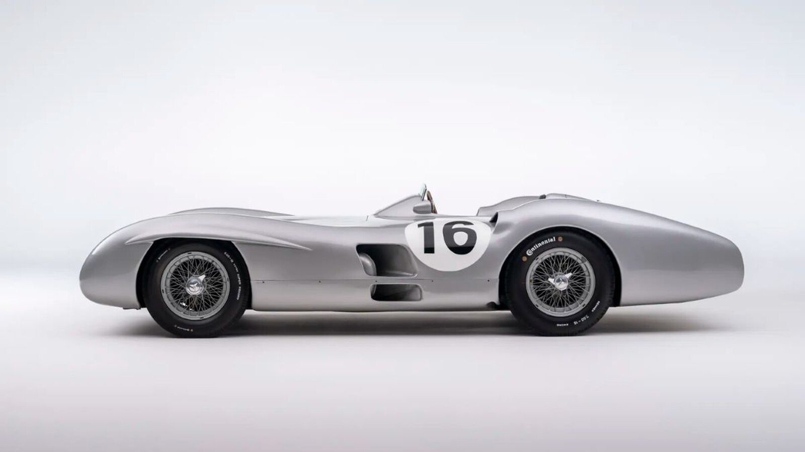 Lateral del coche a subasta más caro del mundo