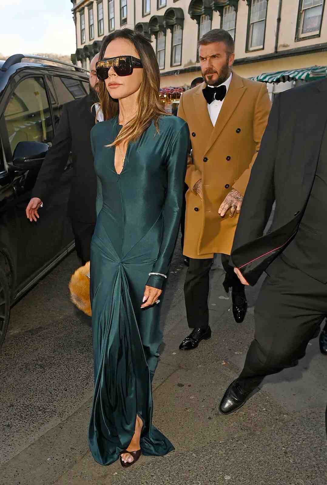 Victoria Beckham con su diseño