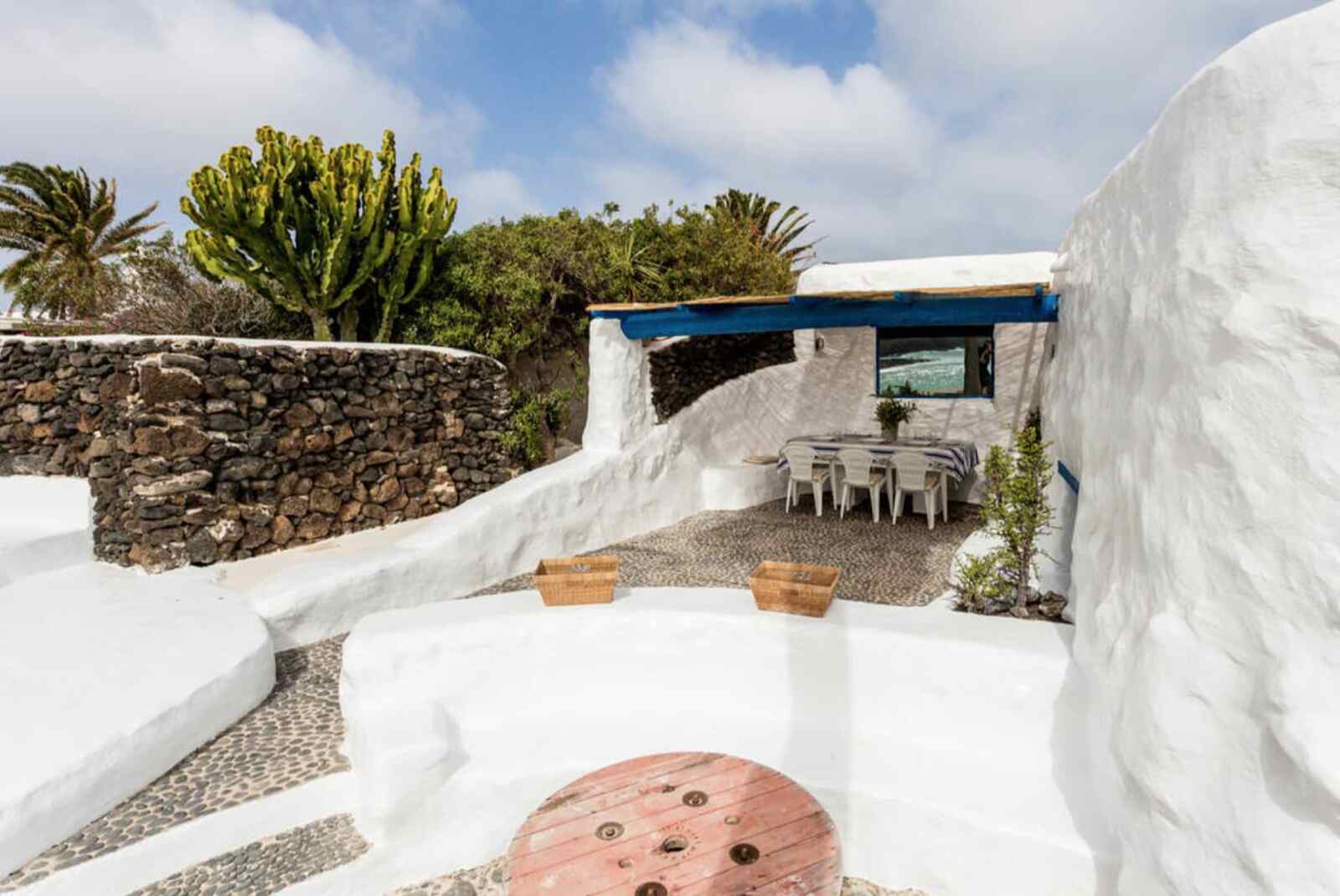 Terraza de la casa de Lanzarote