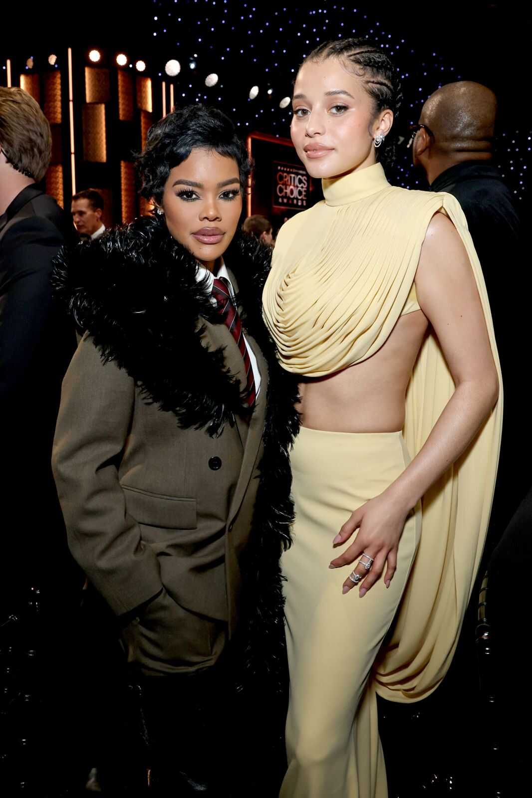 Teyana Taylor y Chase Infinity posando